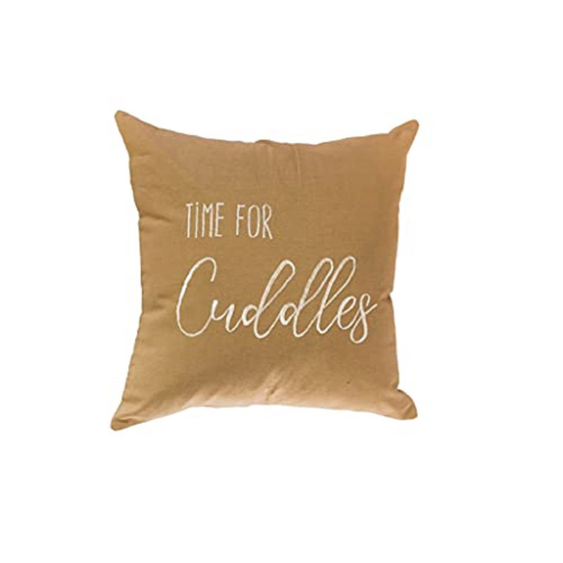 Housse de coussin rectangulaire 100% coton, Beige