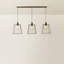 Alexeah 3 - Light Brushed Brass Pendant