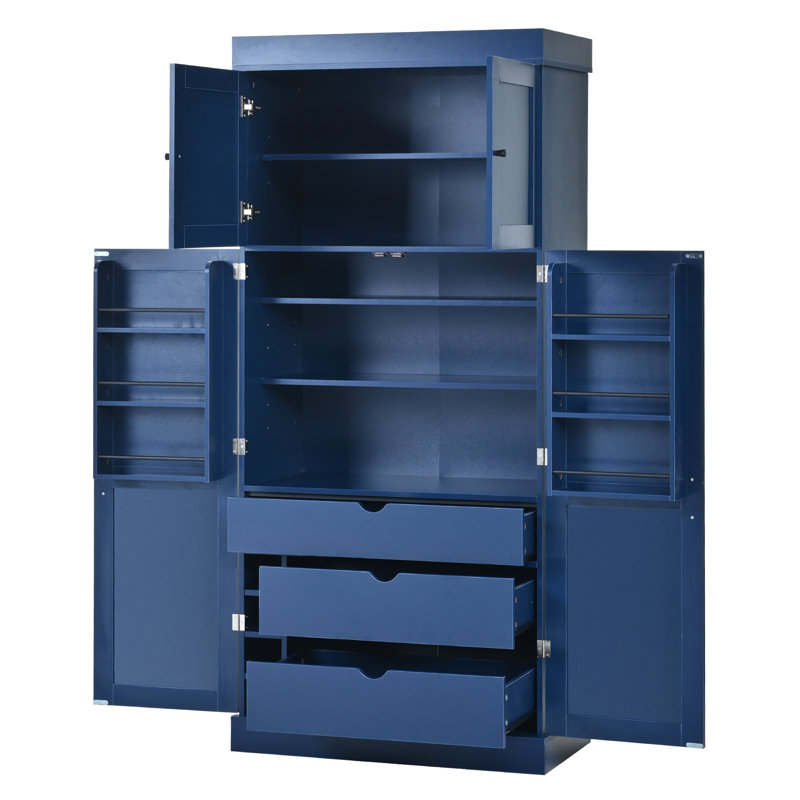 Armoire garde-manger Cedarvale, Bleu
