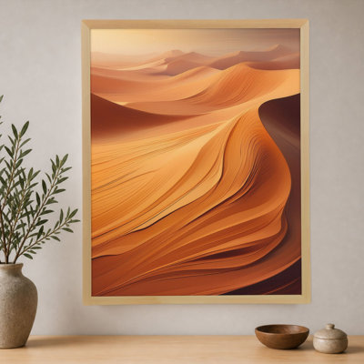 Peinture décorative sur toile encadrée