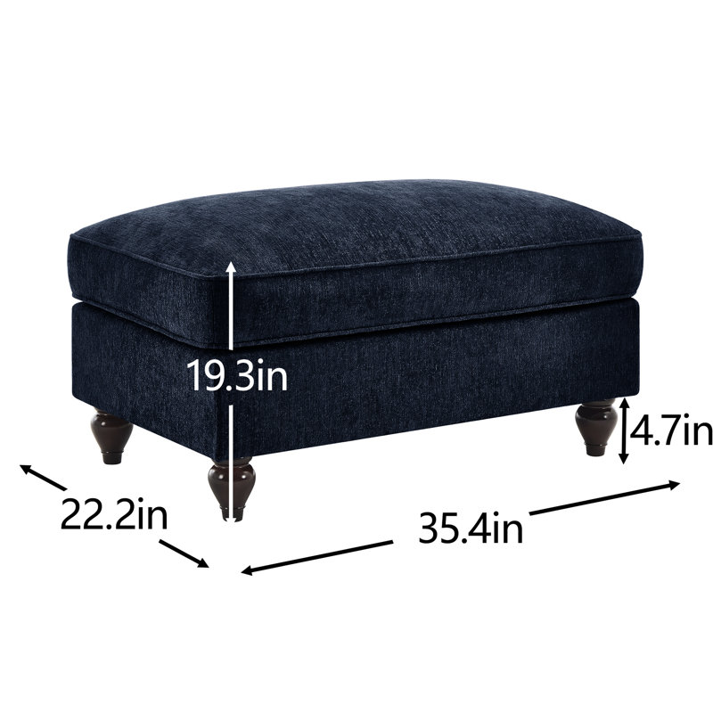 Blue Chenille With Elegant Ruffles And Soft Neck Support, Segmented , Curved Cushion, Chaise Lounge Configuration Silver Thread Fabric, Movable Pillow, Back For Decoration,