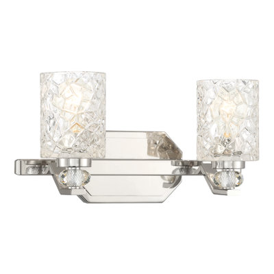 Mercer41 Akoon - 2 Light Bath Vanity In Chrome Finish