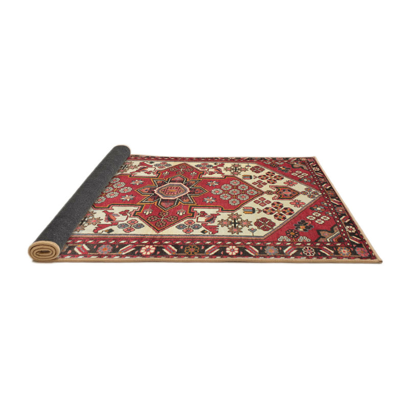 Tapis rouge à motif sud-ouest, Rond 7 pi