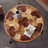 Retro Walnut Solid Wood Round Coffee Table