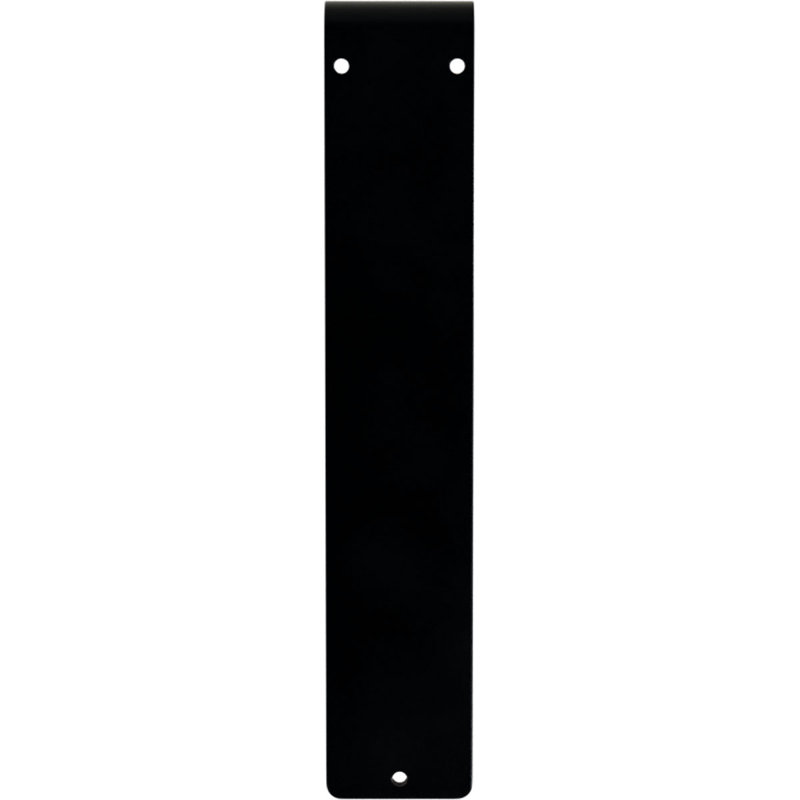 Support traditionnel en fer forgé, H 10 po x l 2 po x P 7,5 po, Noir