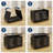 Stackable Collapsible Plastic Storage Bins with Lids,304 QT Closet Organizers with Doors, 25''L x 15.5''W x 56''H-102710053