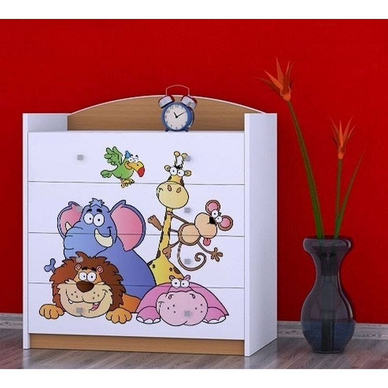 Newlon Kids 4 - Drawer Chest, Beech