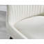 Industrial Design White & Grey Marble Effect Melamine Dining Table and 2 Velvet Dining Chairs-87462869