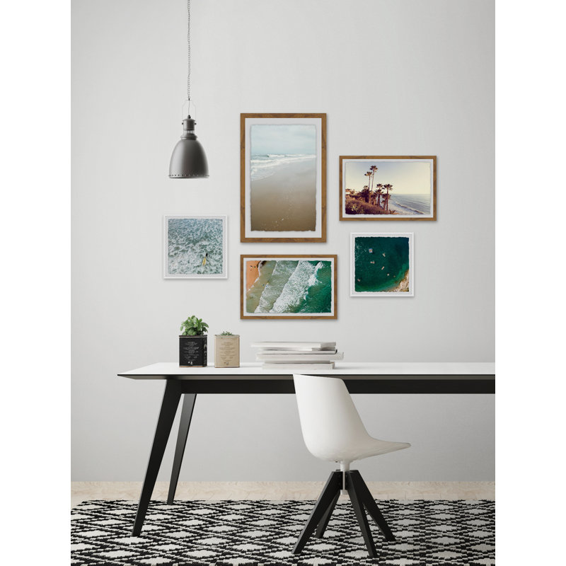 Tons de pentaptychs verts