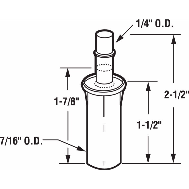 Pivot de porte pliable Prime-Line