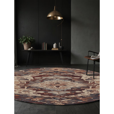 Tapis brun lavable à la machine