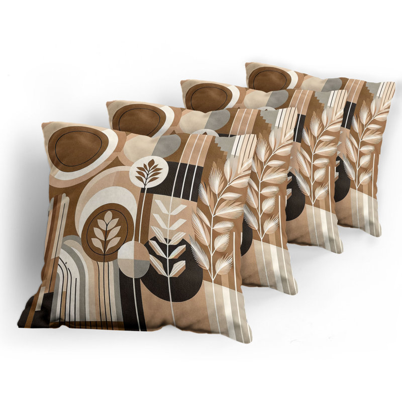 Fabric Reversible Throw Pillow, 24"H x 24"W