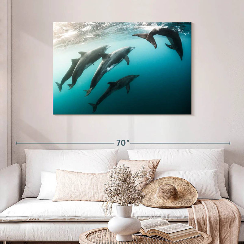 Brampt Dolphin Playmates, 30" H x 45" W