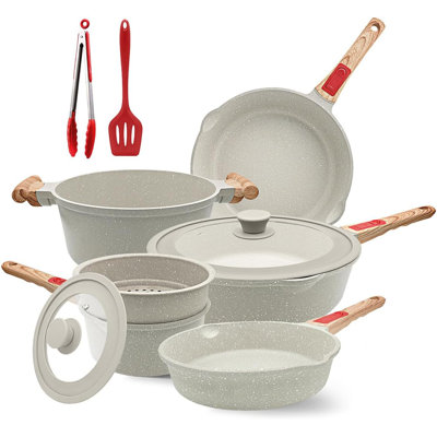 10 - Piece Non-Stick Aluminum Cookware Set
