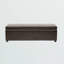 Cogdill Brown Faux Leather Upholstered Storage Bench, Flip Top, 14.25'' H X 47'' W X 17.88'' D-205645793