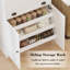 Armoire de cuisine avec support de rangement coulissant et 6 tablettes suspendues-1534091220