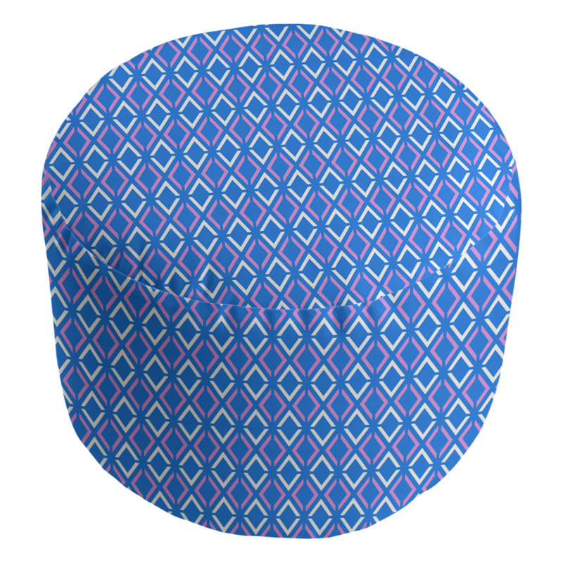 Repose-pieds repose-pieds arrow diamants Avicia, Bleu / violet