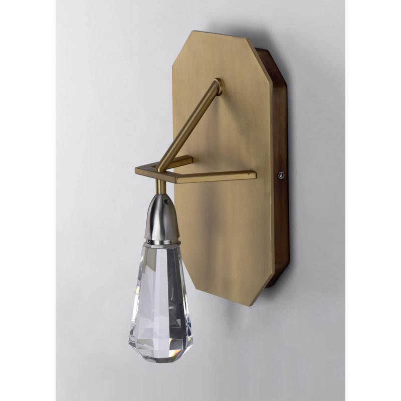 1 - Light LED Armed Sconce