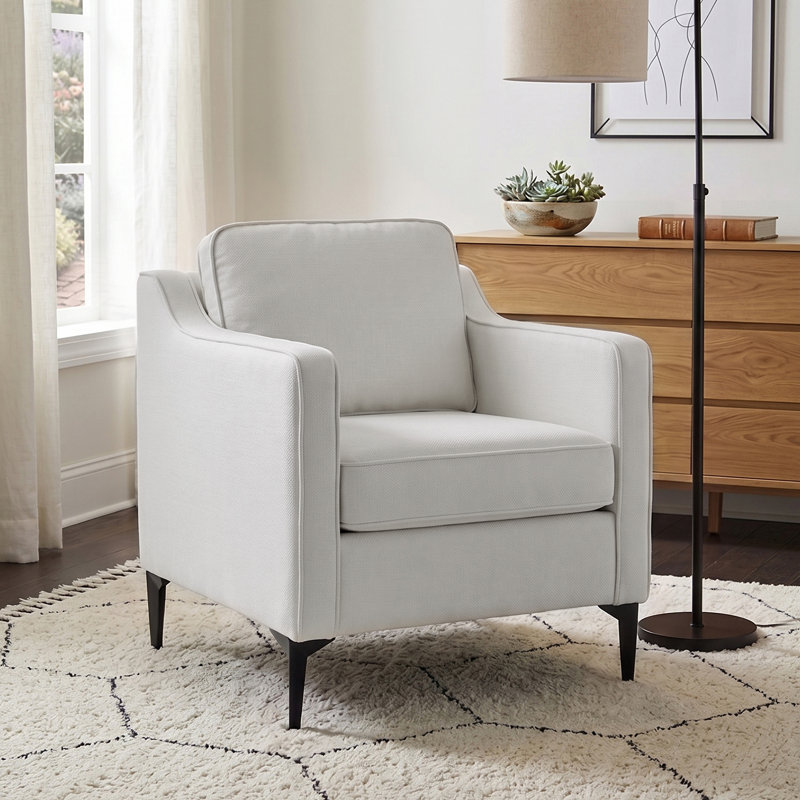 Single Armchair, White