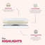 Premium 9 po Matelas à ressorts ensachés moyen - blanc-804268793