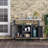 Kysa Wicker Outdoor Kitchen Island with Stainless Steel Top