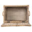 Yula Rattan Decorative Storage Trunk with Lid, Tall Size