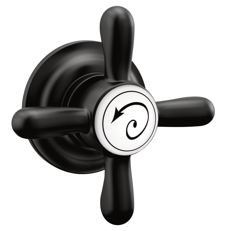 Weymouth Tank Faucet Trim, Matte Black