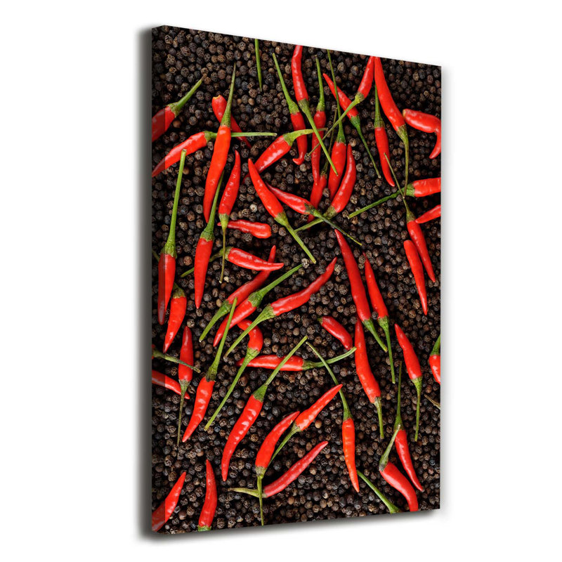 Chilli Peppers - Wrapped Canvas Print