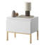 Moaad 49cm W Steel Bedside Table-138178910