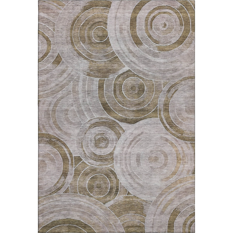 Premium Machine Washable Lubbers AMF1750 Geometric Rug, Rectangle 10' x 14'