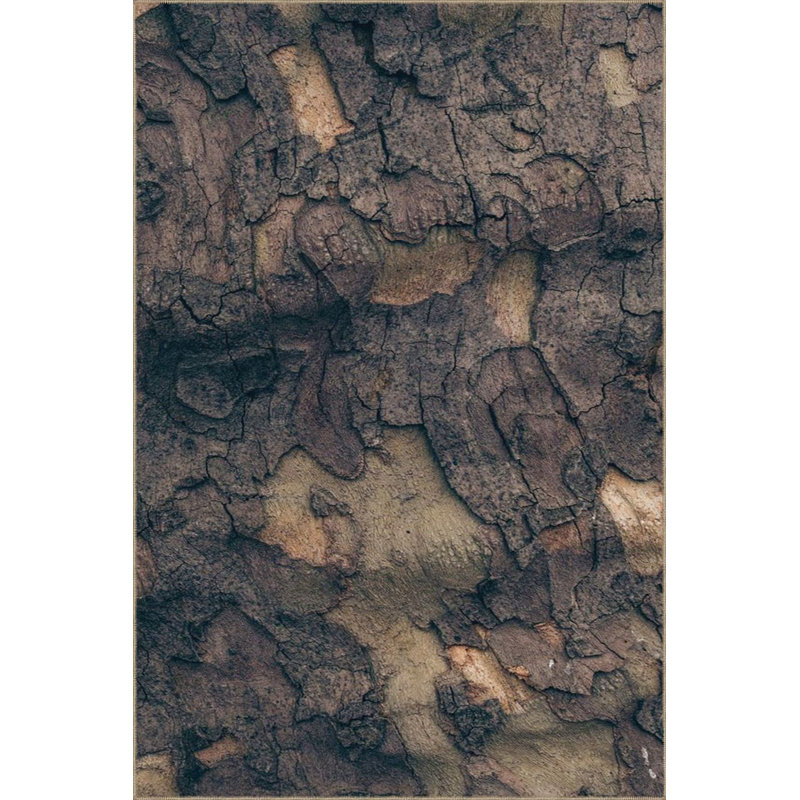 Earth Patterned Woven Base Washable Rug, Runner 2'6" x 9'10" Rug Pad Included