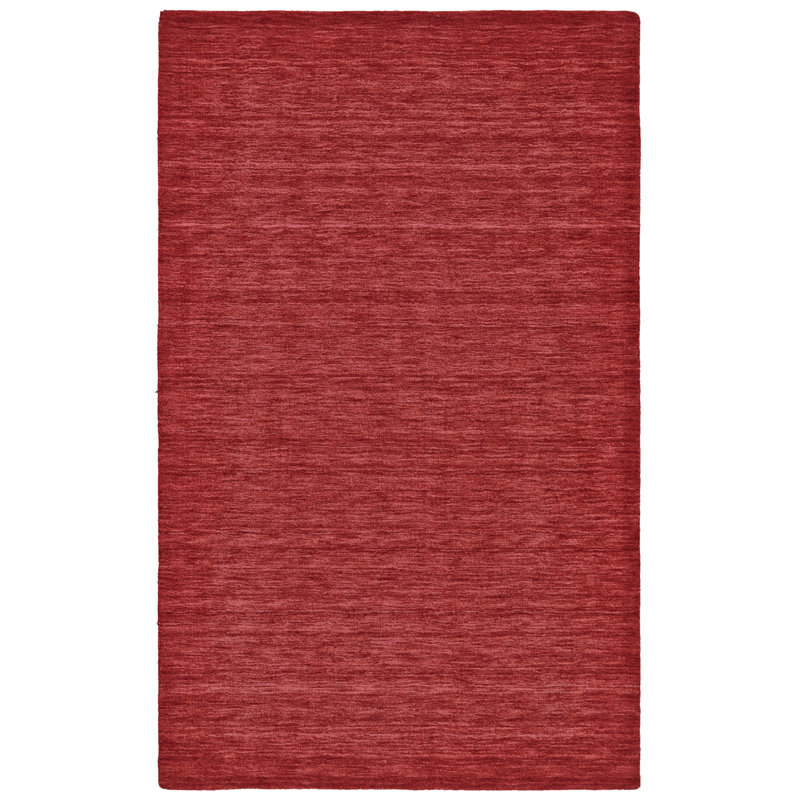 Tapis rouge en laine Yarel, Rectangle 2 pi x 3 pi