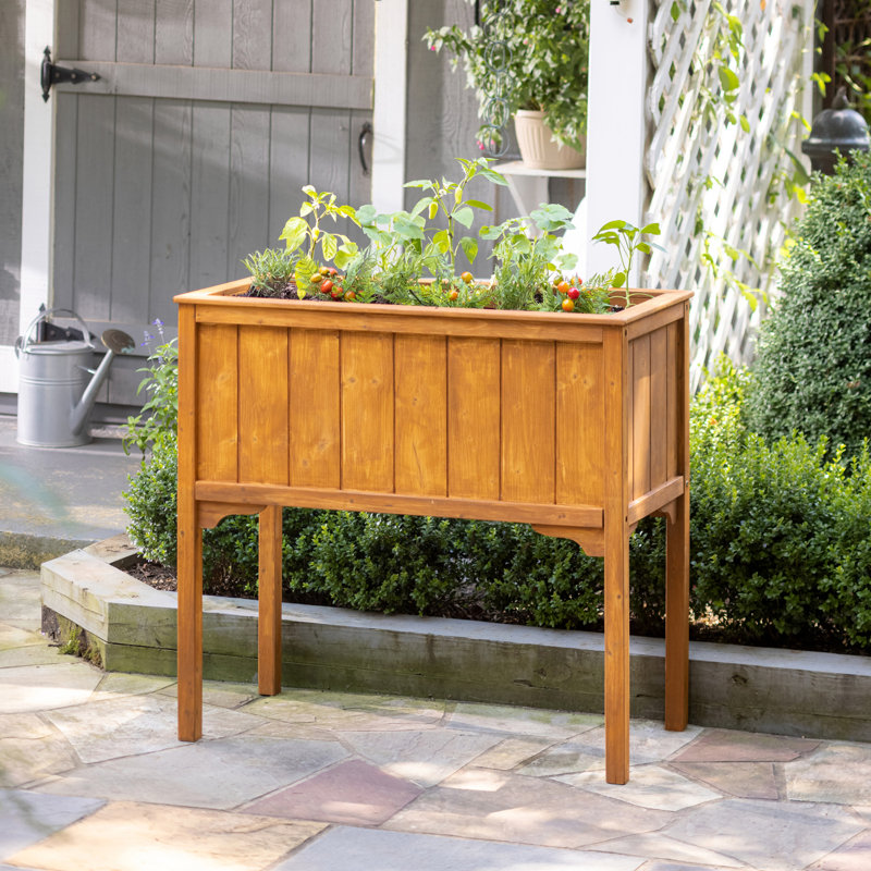 Wood Raised Garden Bed