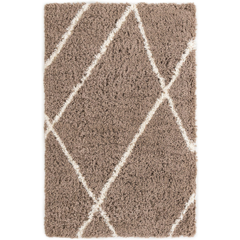 Tarquinio Rug, Rectangle 3'1'' x 5'3'', Brown