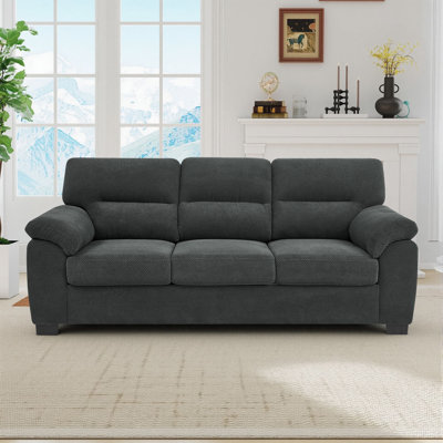 81" W 3-Seater Sofa Upholstered Couch