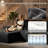 Boneless 114'' Modern L-shaped Sectional Sofa With Deep Seat, Sparkling Starry Fabric, Modular Couch For Living Room Or Bedroom – No Assembly Needed-545892166-545892165