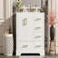 Armoire de salle de bain 36 po avec lavabo en céramique 36 po avec deux portes à fermeture douce et quatre tiroirs-112605967