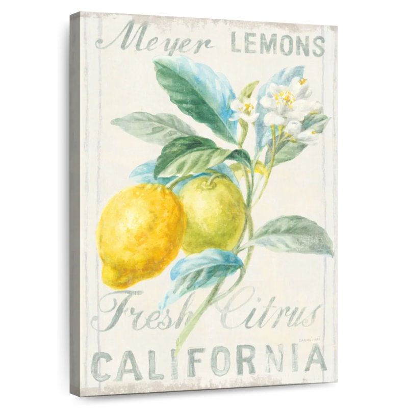 Kema Floursack Lemon II Wall Sign, 45" H x 30" W