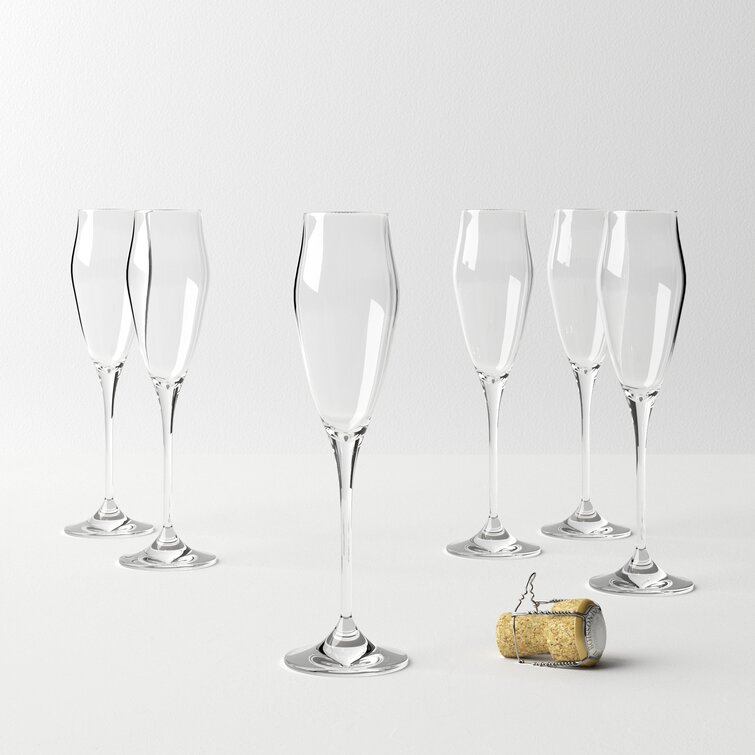 Champagne Flutes (6 OZ: SET OF 4)