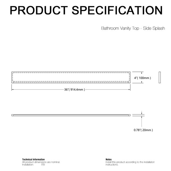Dimensions du produit