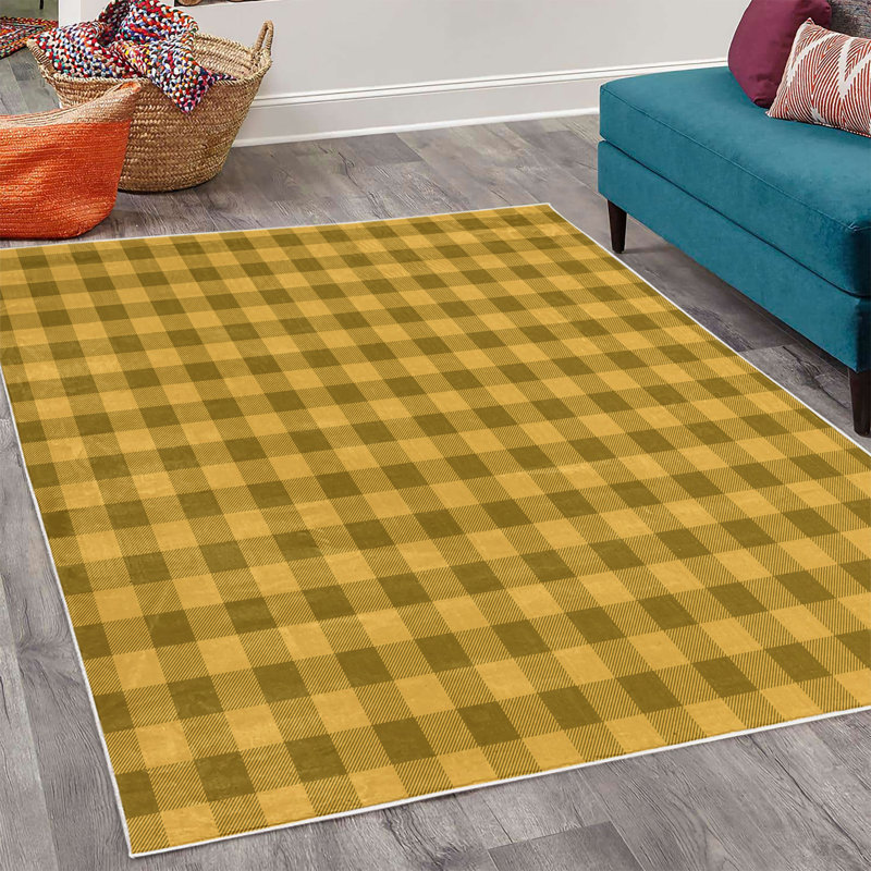 Tapis décoratif Scheri, Rectangle 4 pi x 5 pi 5 po