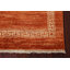 Tapis de couloir orange en laine Gabbeh 2x9