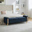 Banc de rangement moderne rembourré de 65,67 pouces de large avec couvercle double-577874134-577874128