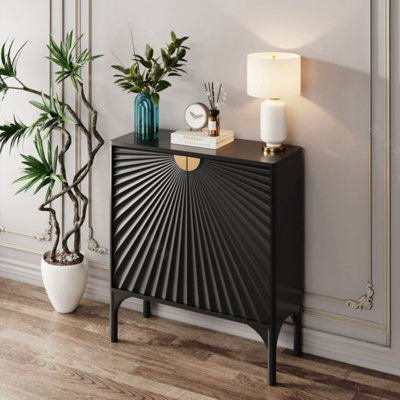 Cream Style Simple Light Luxury Porch Cabinet Accent Cabinet