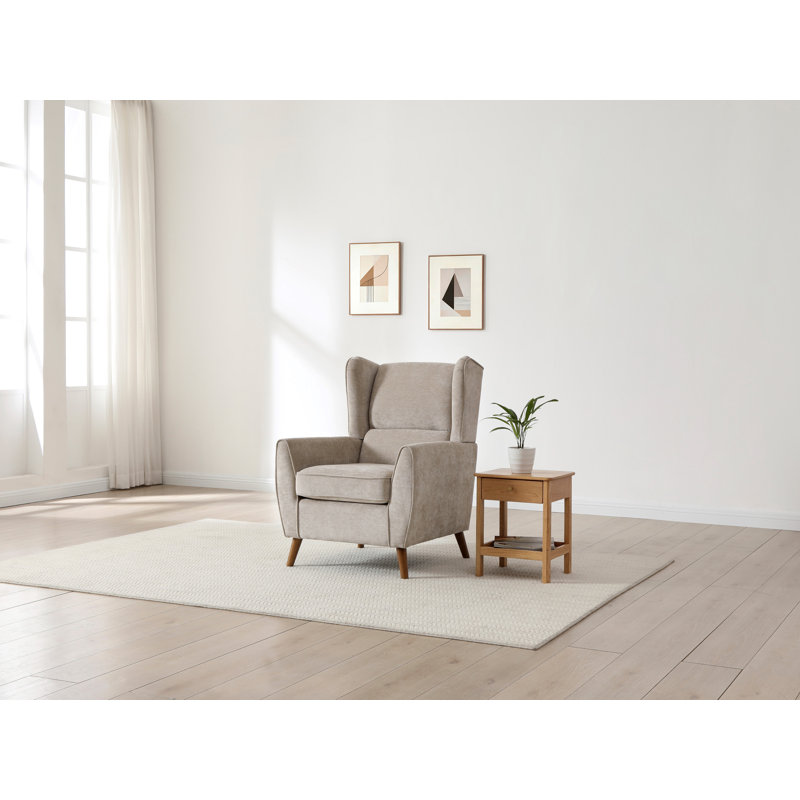 Upholstered Wingback Chair