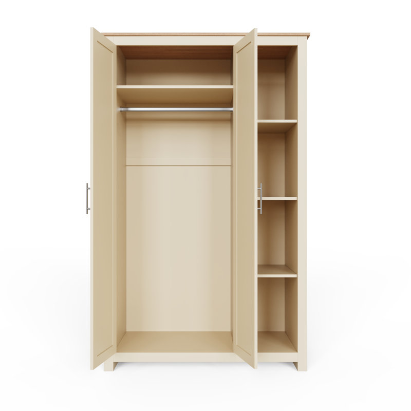 Particle Board / Chipboard Wardrobe, Cream