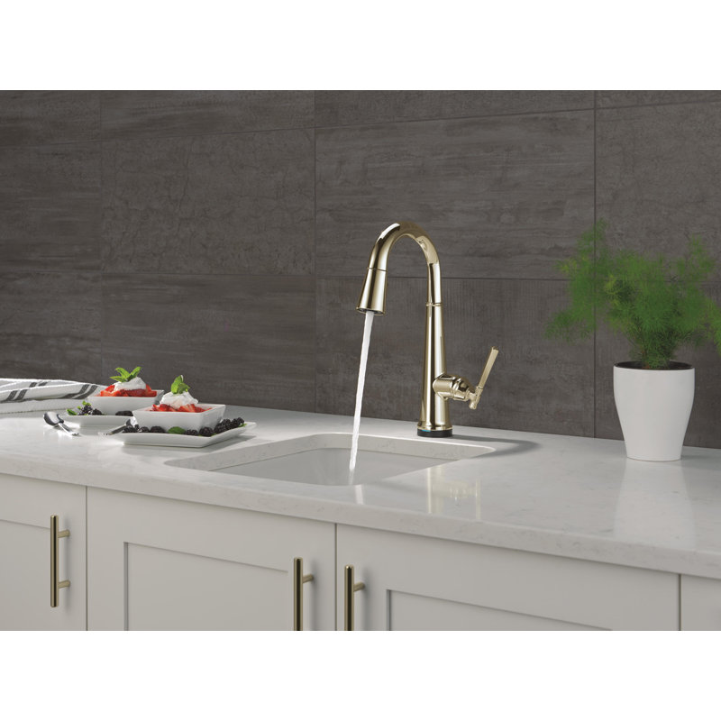 Touch2O Bar / Prep Faucet with Touchless Technology, Lumicoat® Polished Nickel