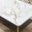 Coffee Table Rectangular Center Table For Living Room Open Space Side Table With Metal Frame