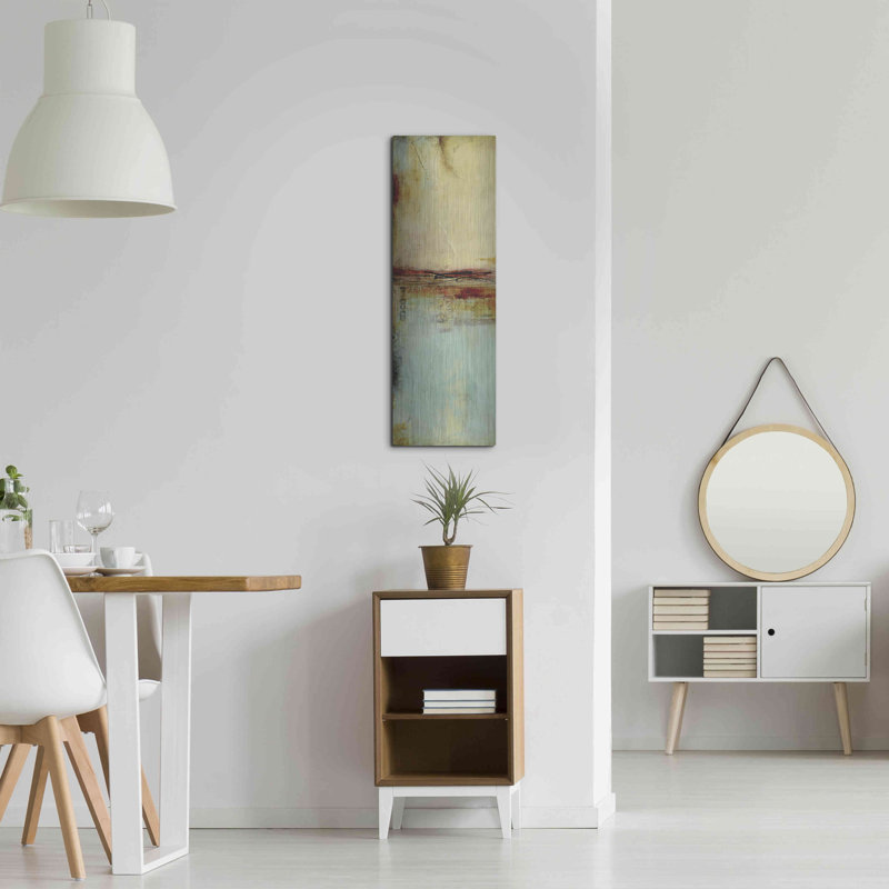 Red Barrel Studio® «Eastside Story I» par Erin Ashley, art mural en métal, H 36 po x l 12 po