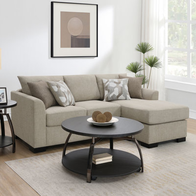 Mid-Century Modern Upholstered Sofa for Living Room